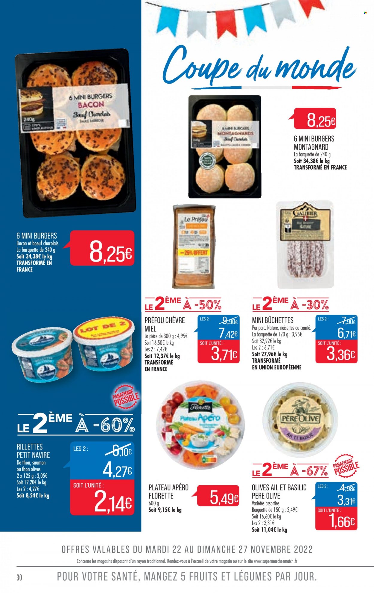 Catalogue Supermarché Match - 22/11/2022 - 27/11/2022. Page 30