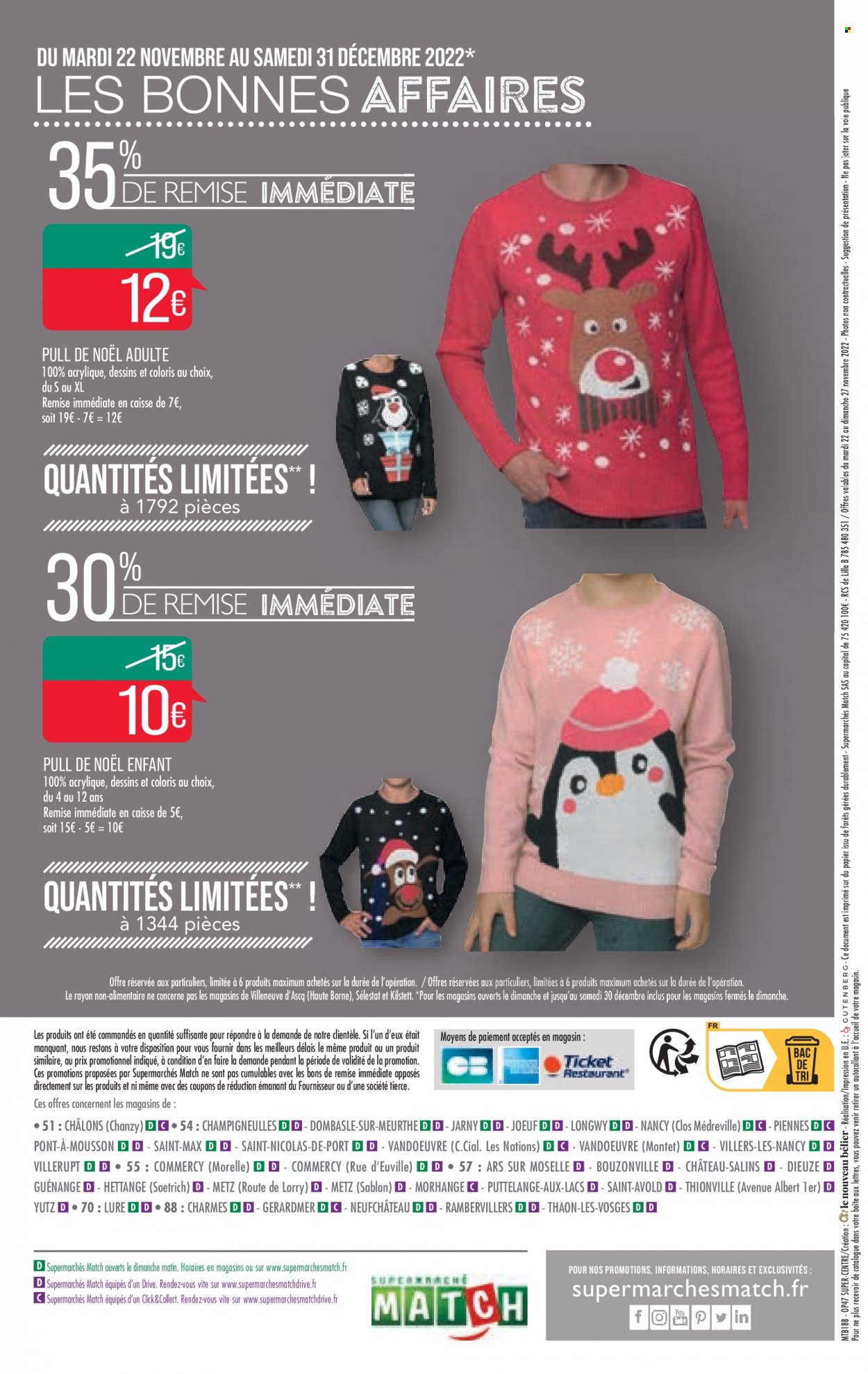 Catalogue Supermarché Match - 22/11/2022 - 27/11/2022. Page 40