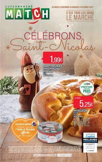 Catalogue Supermarché Match - 22/11/2022 - 04/12/2022.