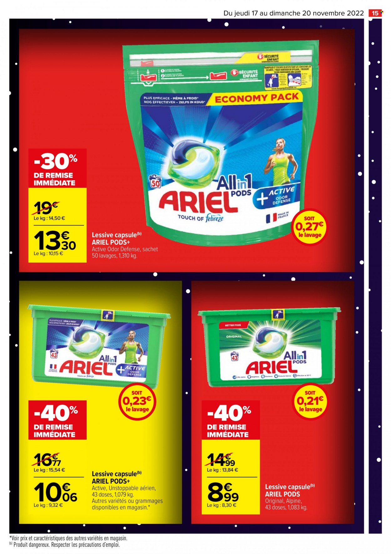 Catalogue Carrefour Hypermarchés - 17/11/2022 - 20/11/2022. Page 15