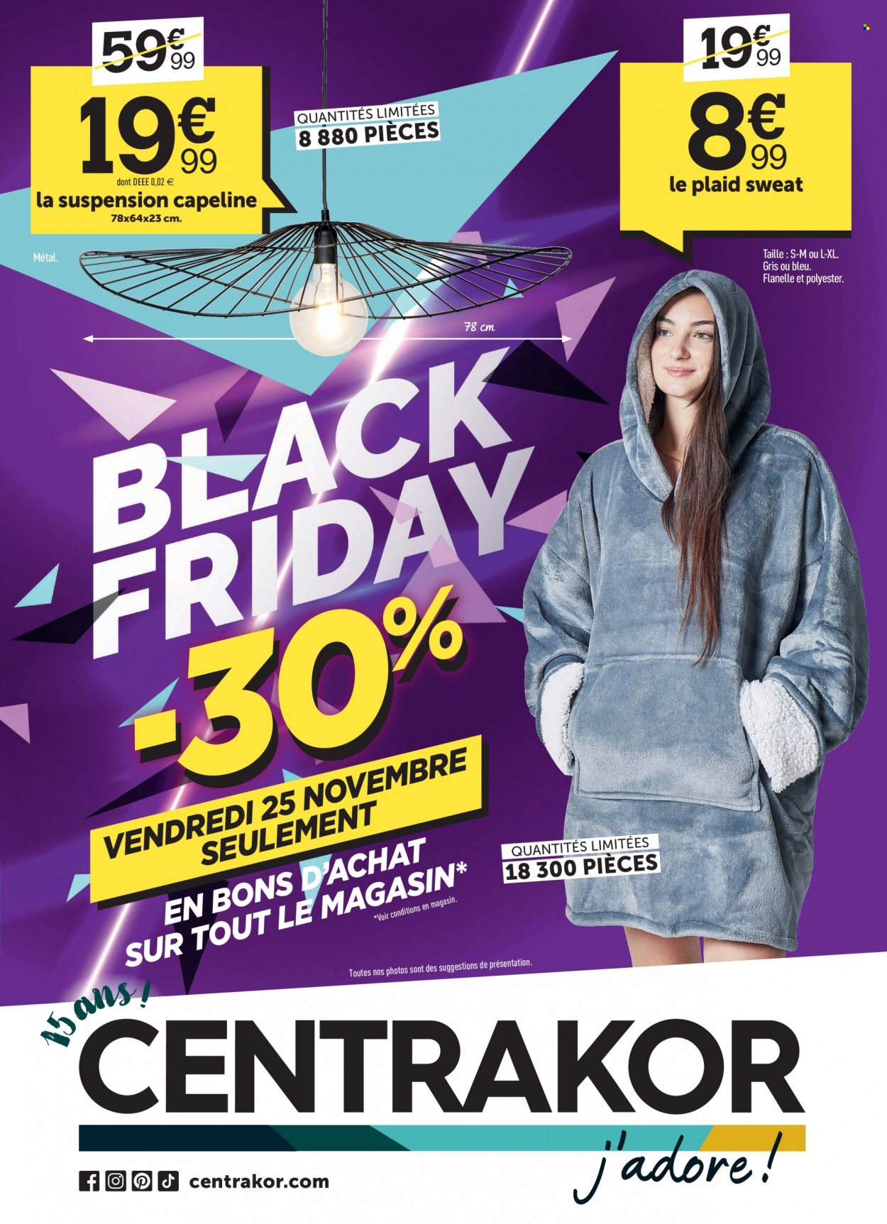 Catalogue Centrakor - 21/11/2022 - 27/11/2022. Page 1