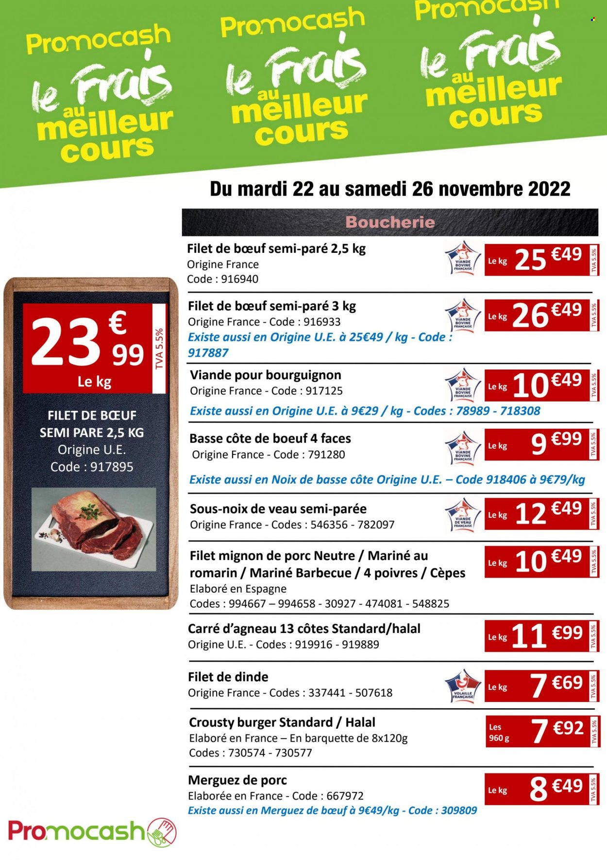 Catalogue Promocash - 22/11/2022 - 26/11/2022. Page 1