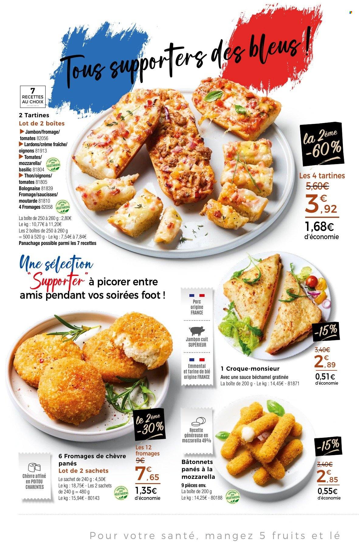thumbnail - Catalogue Thiriet - 21/11/2022 - 31/12/2022 - Produits soldés - oignons, croque-monsieur, jambon, lardons, saucisse, emmental, fromage, crème fraîche, basilic. Page 3.