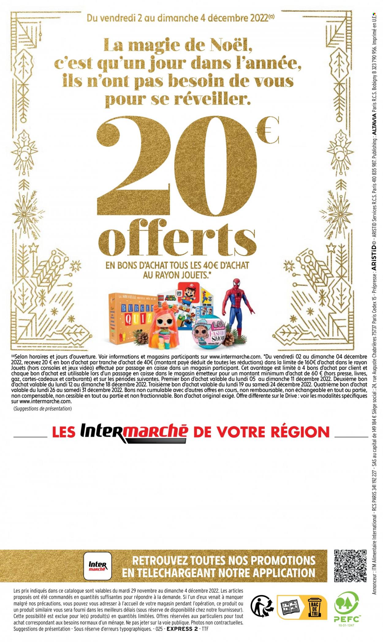 thumbnail - Catalogue Intermarché Express - 29/11/2022 - 04/12/2022.