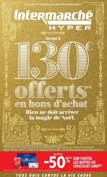 Catalogue Intermarché Hyper - 29/11/2022 - 04/12/2022.