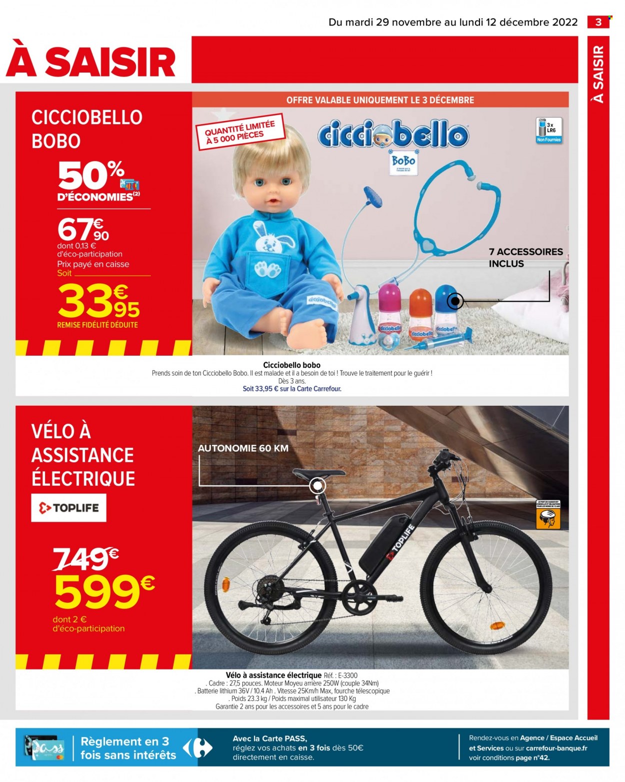 Catalogue Carrefour Hypermarchés - 29/11/2022 - 12/12/2022. Page 7