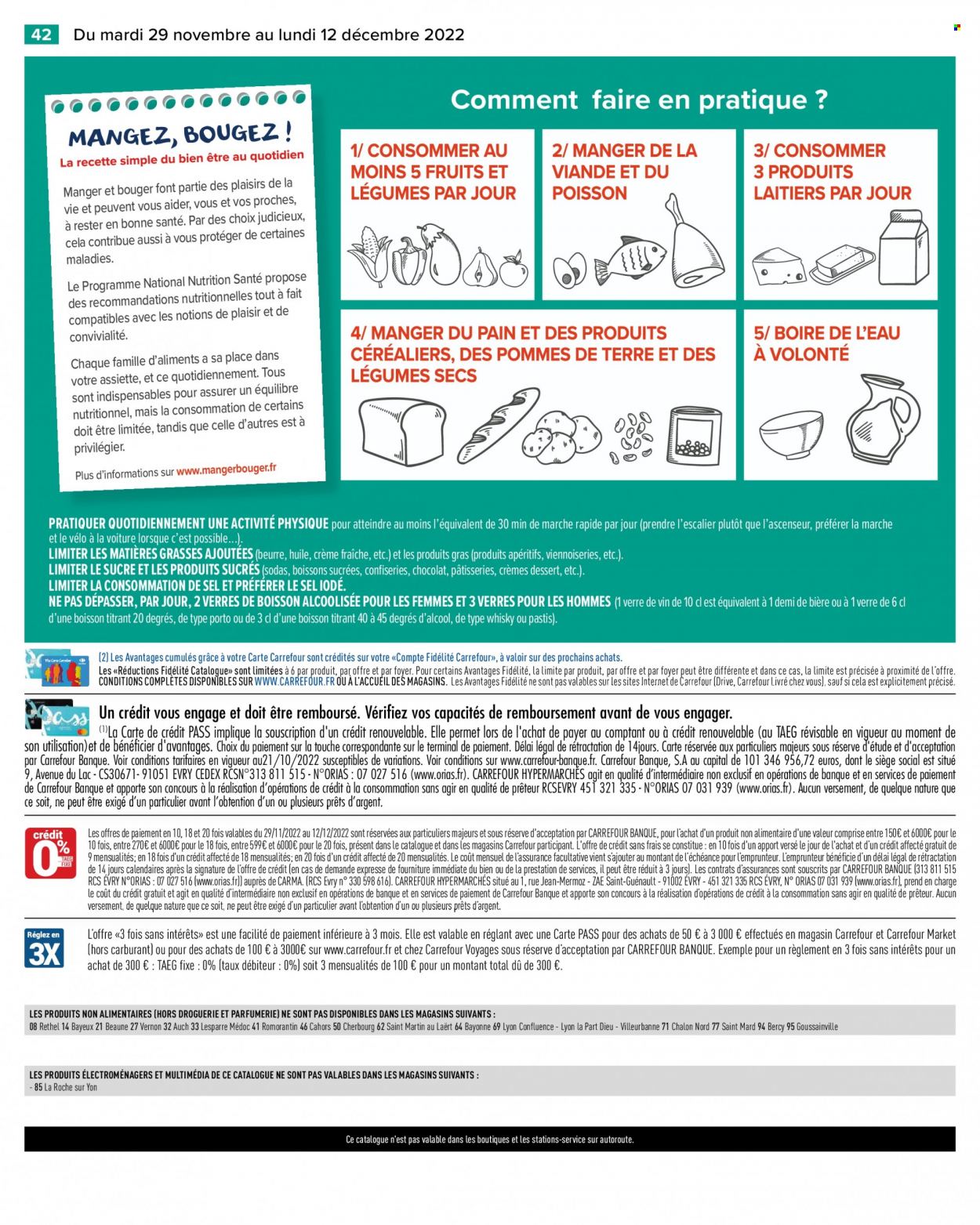 Catalogue Carrefour Hypermarchés - 29/11/2022 - 12/12/2022. Page 46