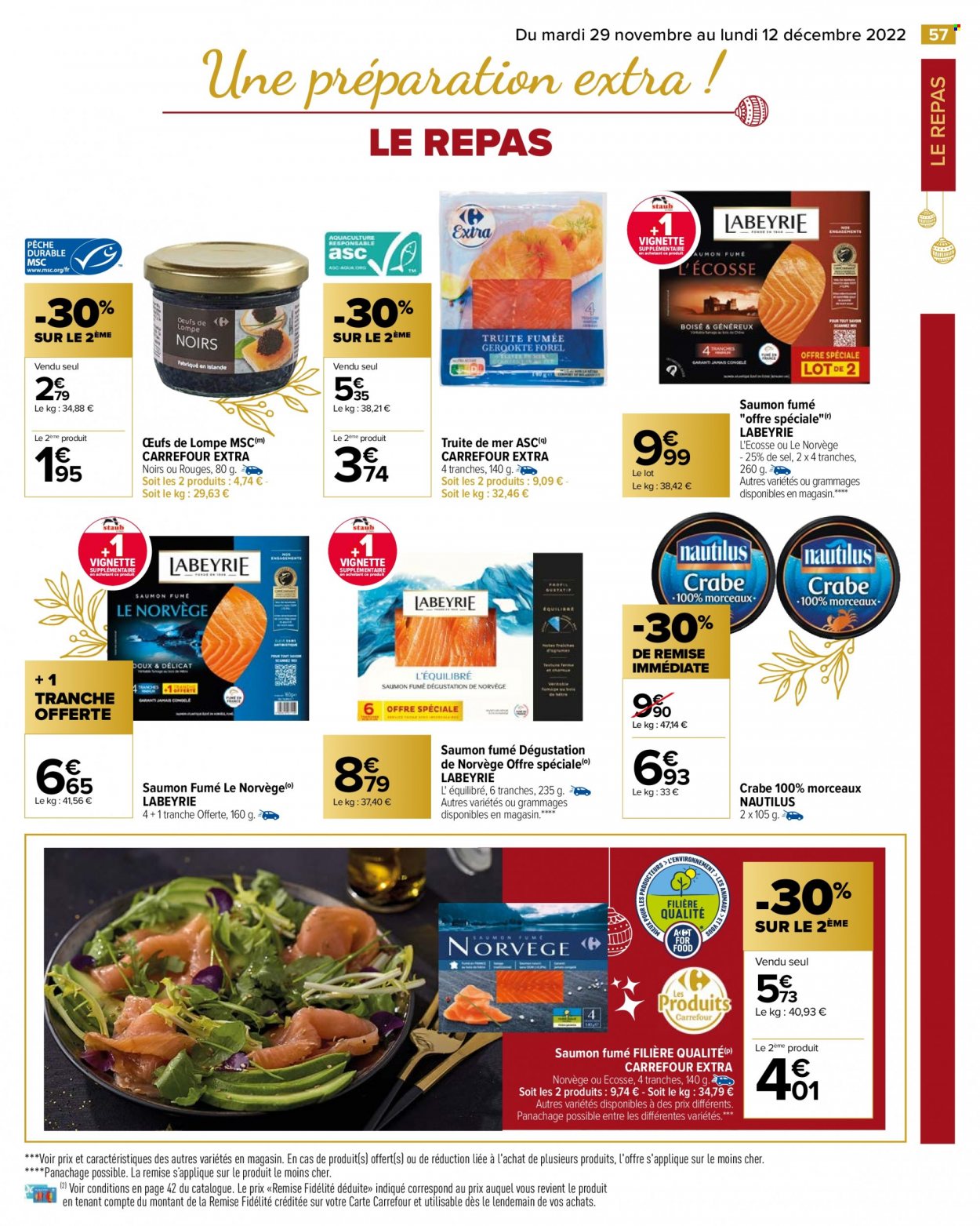 Catalogue Carrefour Hypermarchés - 29/11/2022 - 12/12/2022. Page 61