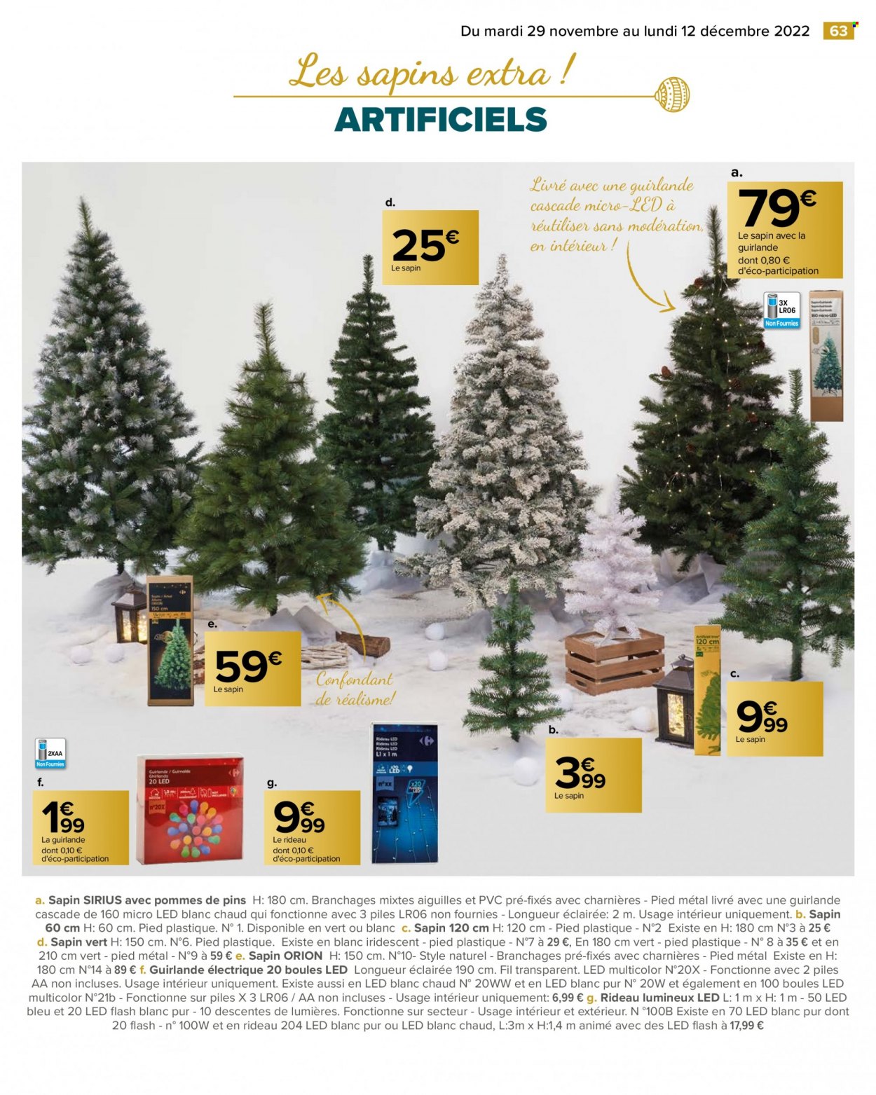 Catalogue Carrefour Hypermarchés - 29/11/2022 - 12/12/2022. Page 67