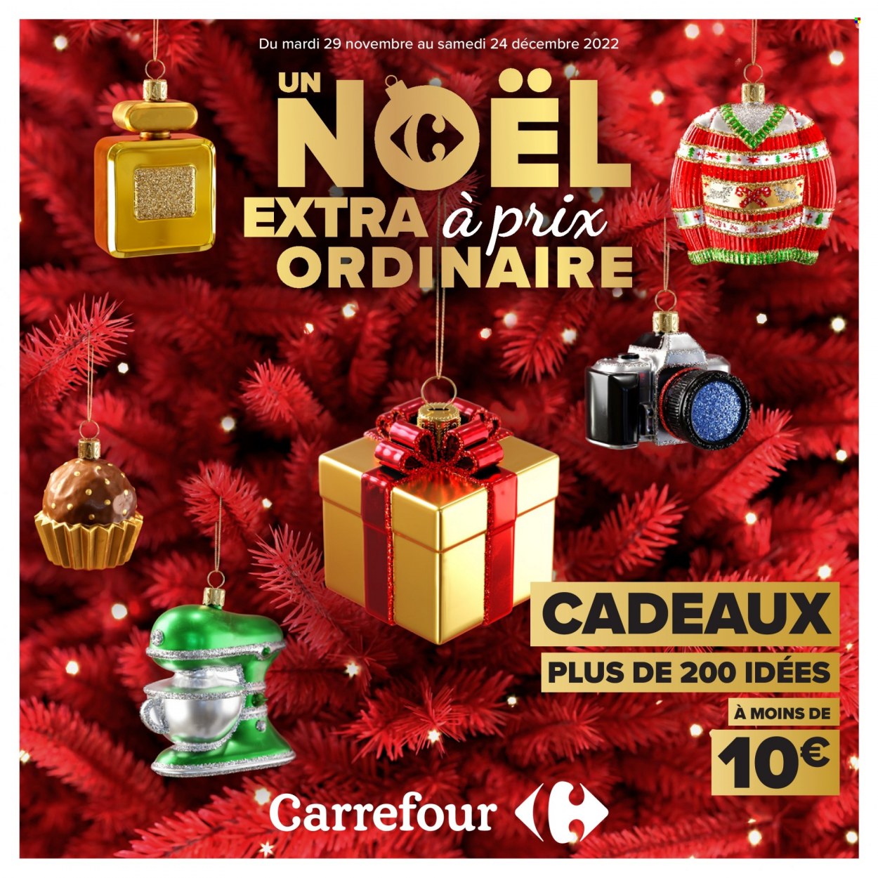 Catalogue Carrefour Hypermarchés - 29/11/2022 - 24/12/2022. Page 1