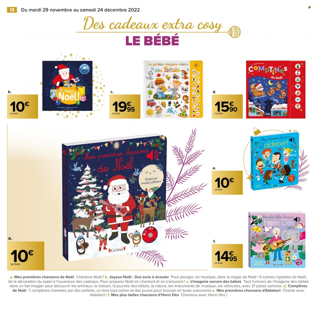 Catalogue Carrefour Hypermarchés - 29/11/2022 - 24/12/2022. Page 18
