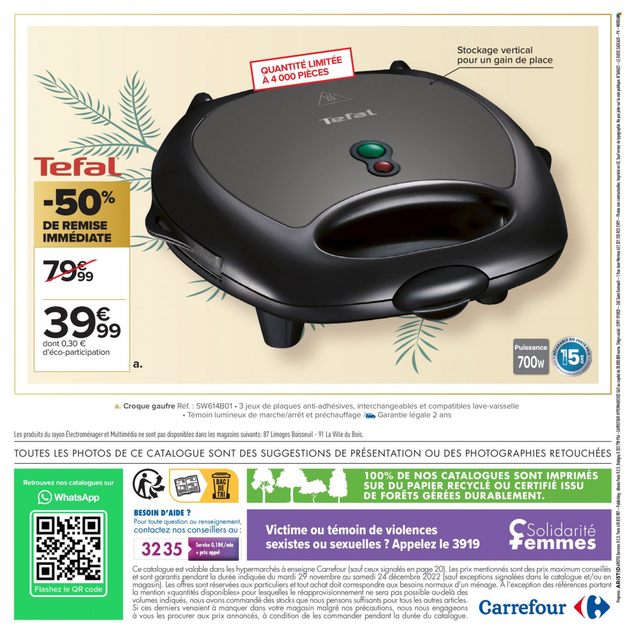 Catalogue Carrefour Hypermarchés - 29/11/2022 - 24/12/2022. Page 60