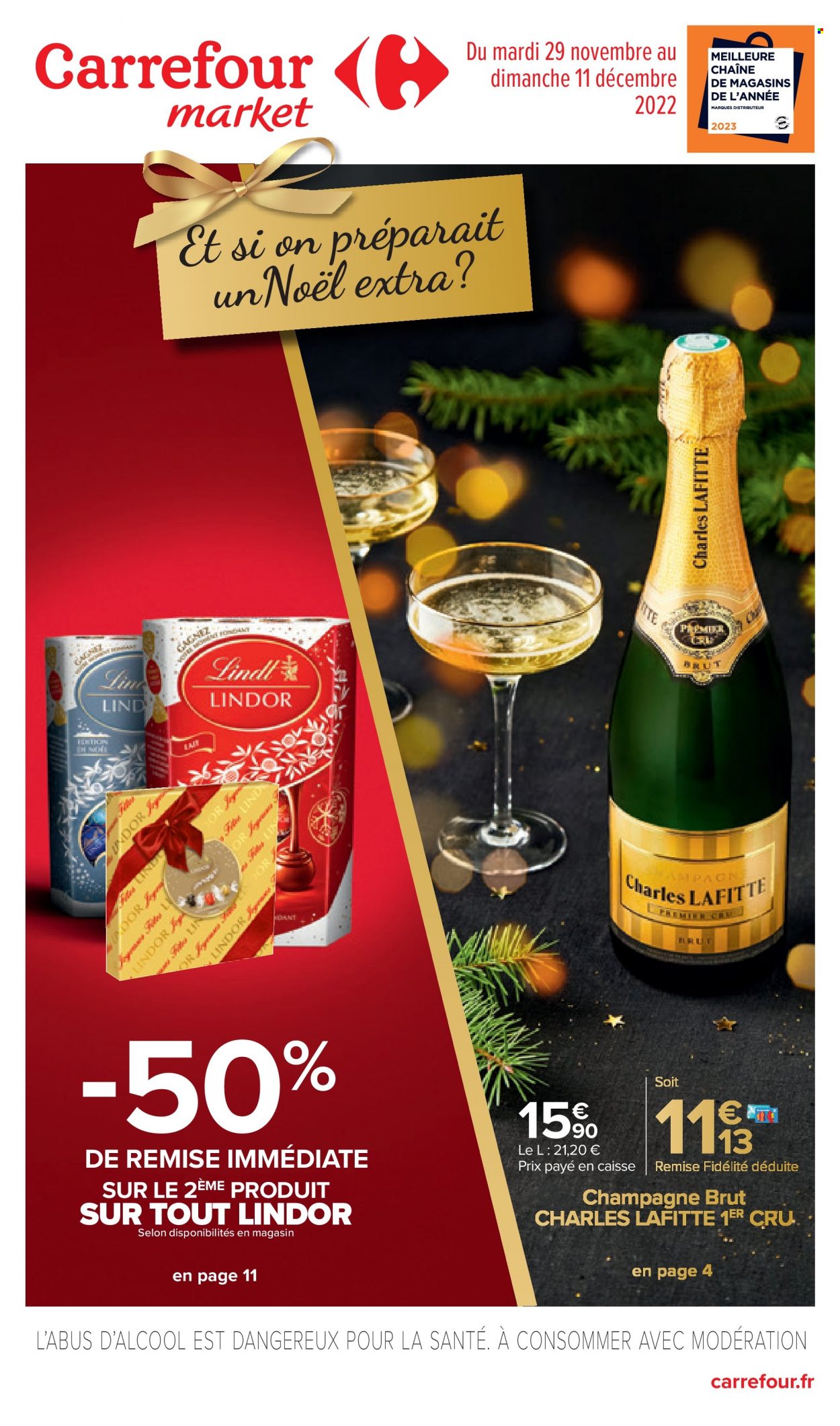 Catalogue Carrefour Market - 29/11/2022 - 11/12/2022. Page 1