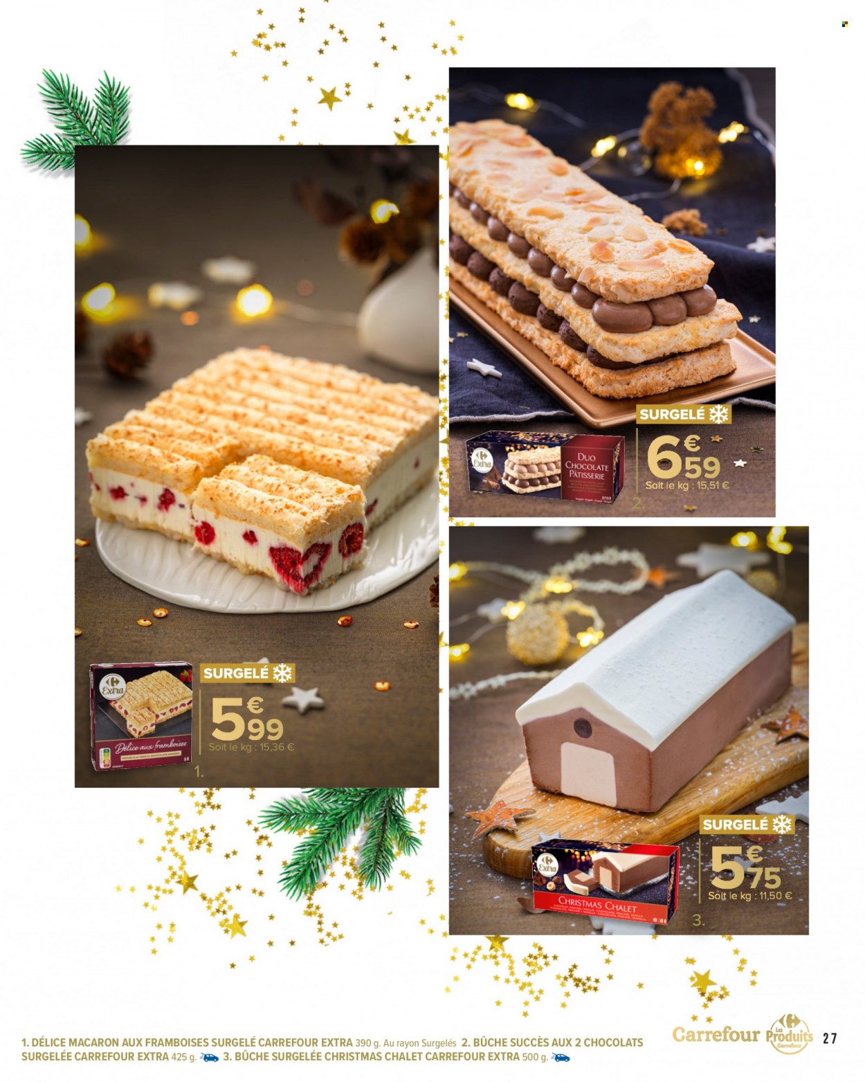 thumbnail - Catalogue Carrefour Market - 29/11/2022 - 31/12/2022 - Produits soldés - macarons, chocolat. Page 27.