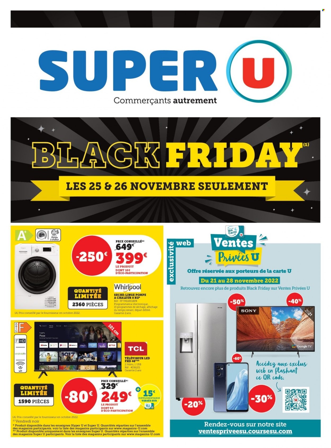 Catalogue SUPER U - 25/11/2022 - 26/11/2022. Page 1