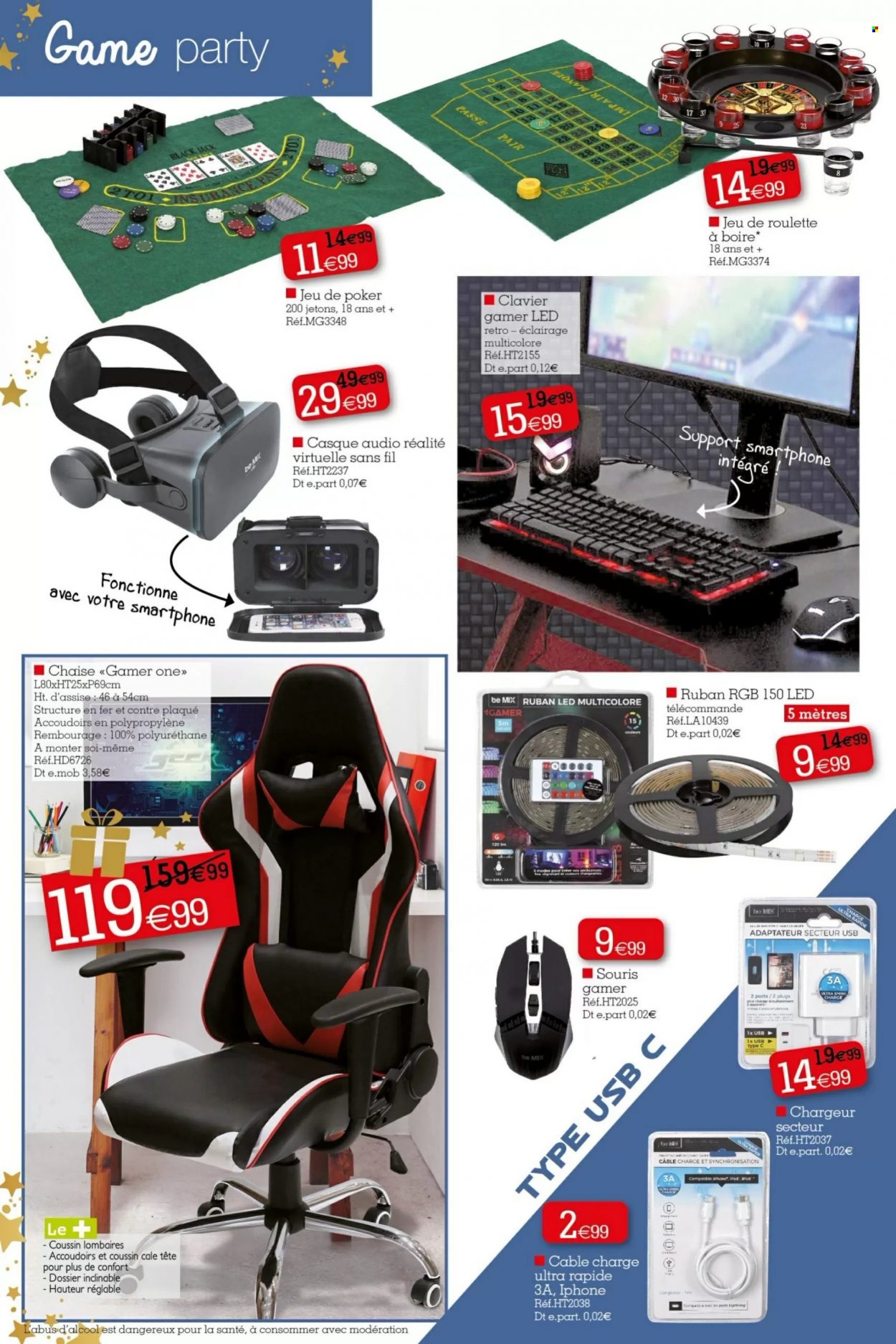 thumbnail - Catalogue Kandy - 28/11/2022 - 08/12/2022 - Produits soldés - casque, clavier, coussin, clavier gamer, chaise, souris. Page 10.
