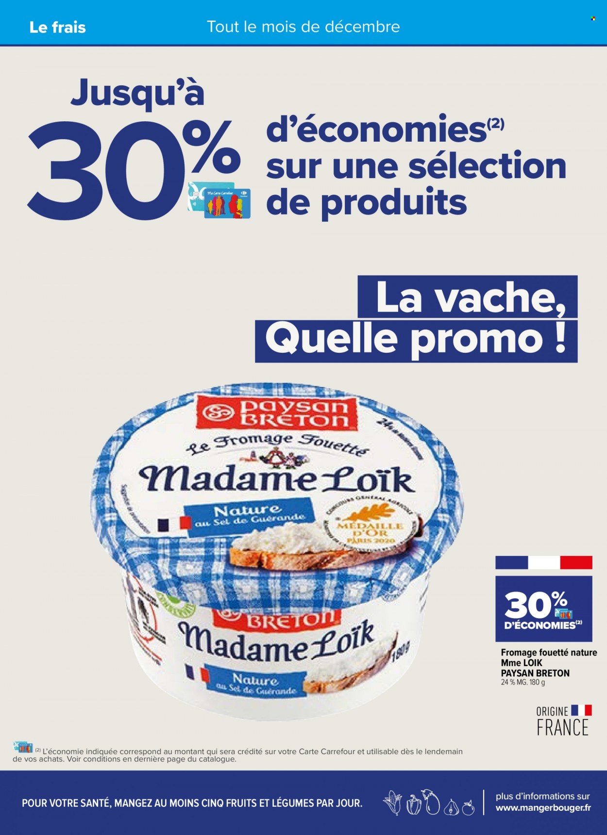 thumbnail - Catalogue Carrefour - 01/12/2022 - 31/12/2022 - Produits soldés - fromage, Madame Loïk. Page 2.