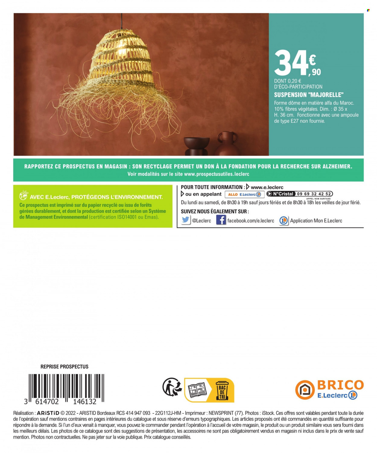 thumbnail - Catalogue E.Leclerc - 29/11/2022 - 17/12/2022 - Produits soldés - Bordeaux, vin rouge. Page 32.