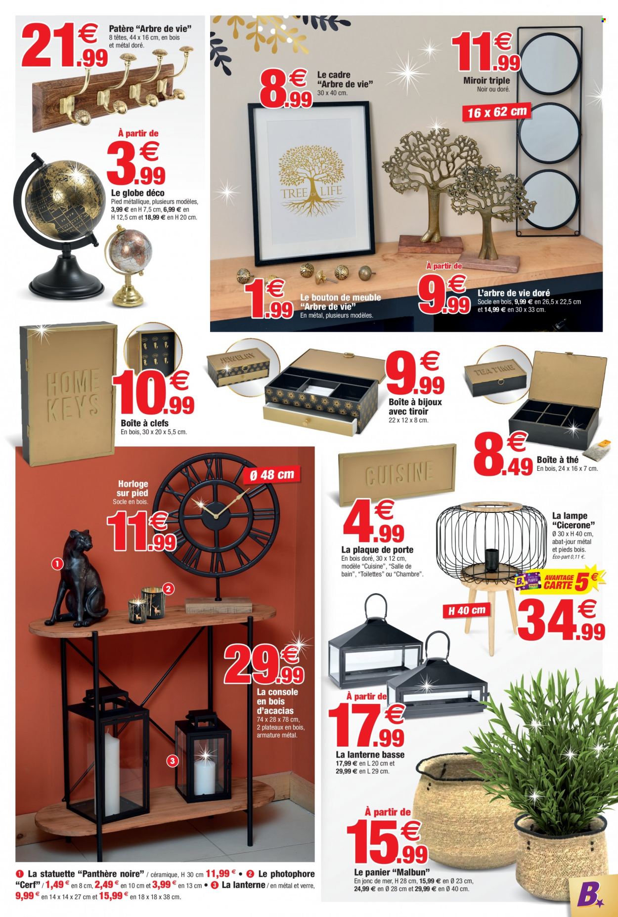 thumbnail - Catalogue Bazarland - 30/11/2022 - 18/12/2022 - Produits soldés - verre, photophore, horloge, lampe, lanterne. Page 7.