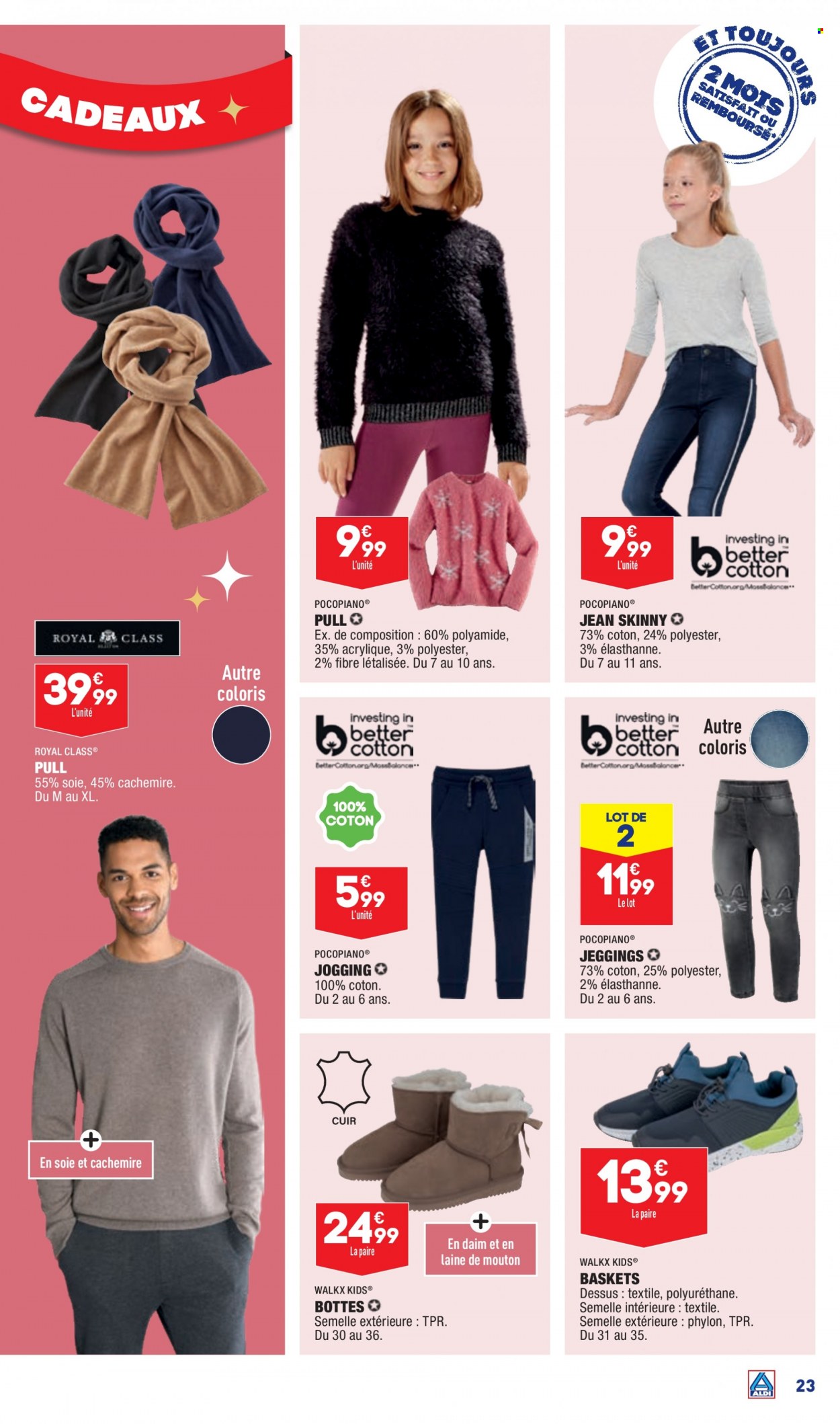 thumbnail - Catalogue ALDI - 06/12/2022 - 12/12/2022 - Produits soldés - basket, bottes, Daim, jeans, pull. Page 26.