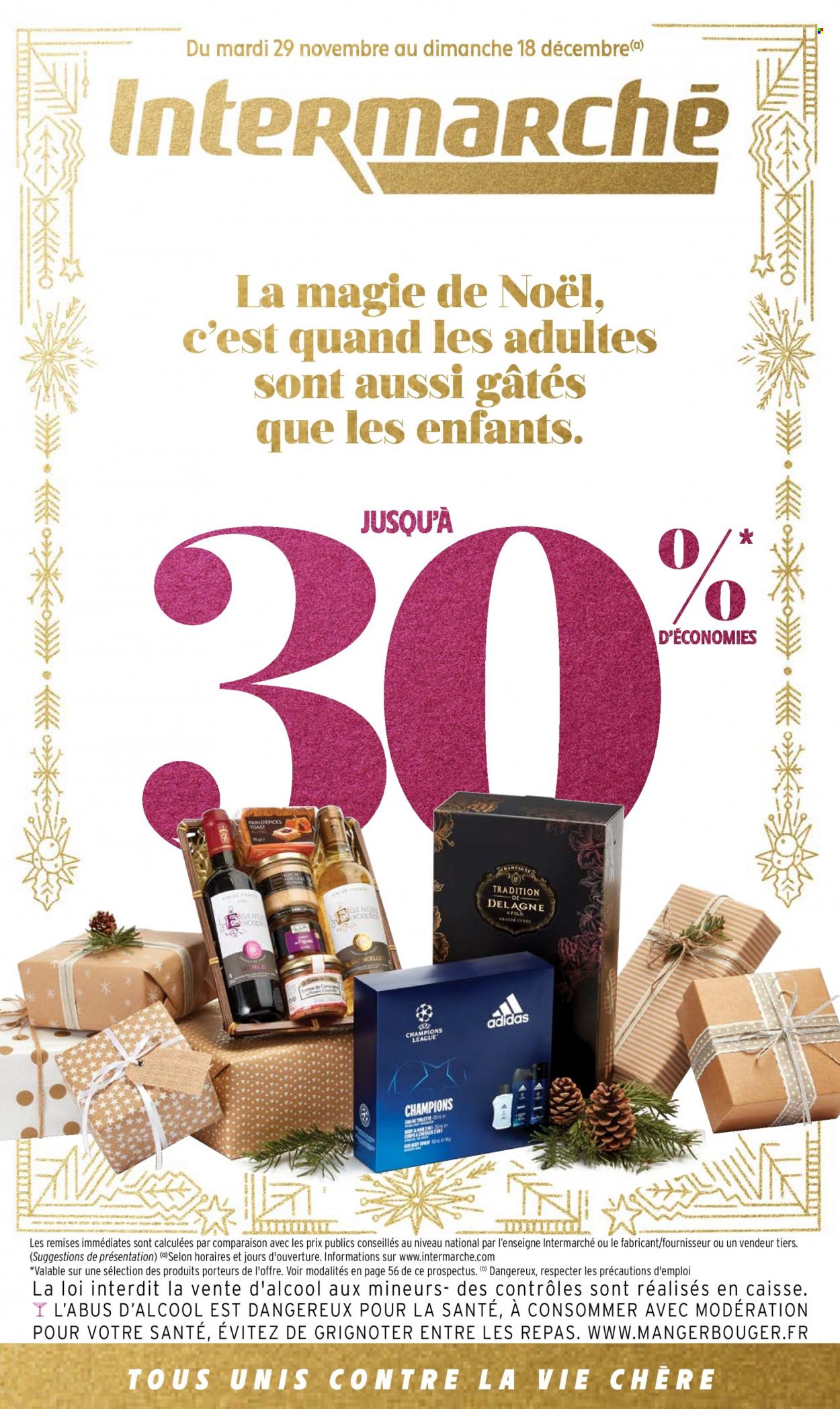 Catalogue Intermarché - 29/11/2022 - 18/12/2022. Page 1