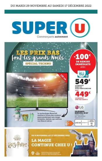 Catalogue SUPER U - 29/11/2022 - 17/12/2022.
