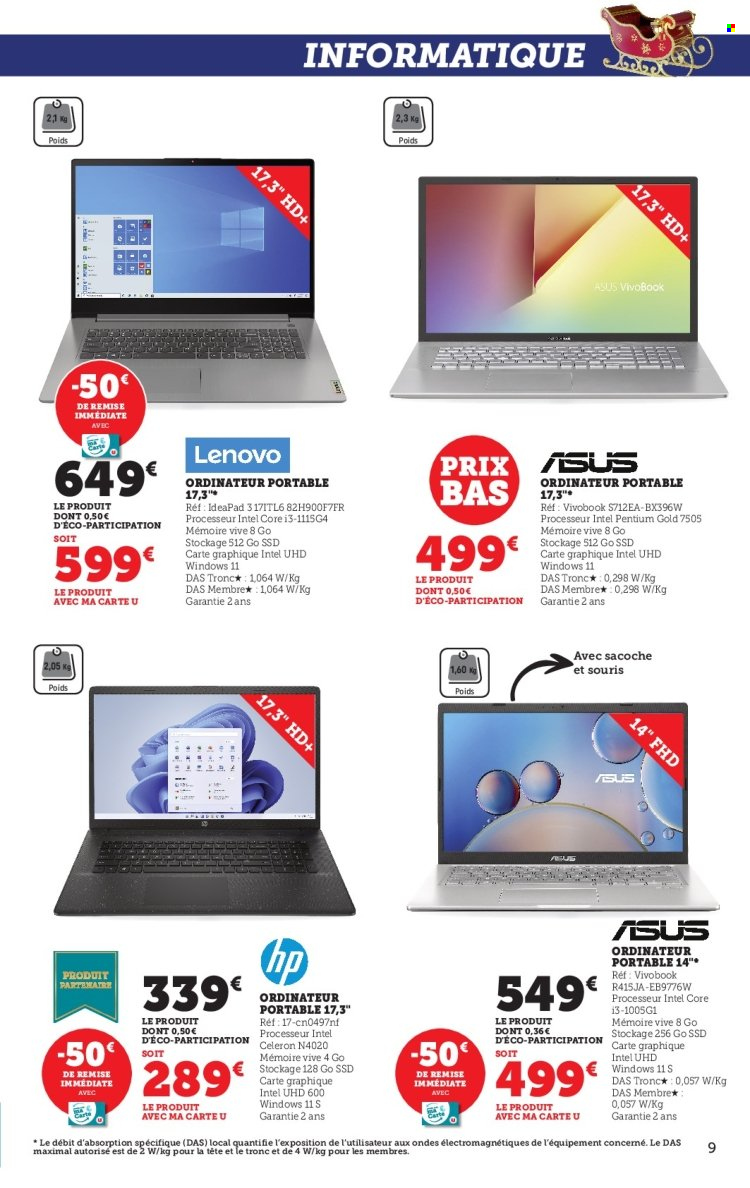 Catalogue SUPER U - 29/11/2022 - 17/12/2022. Page 9