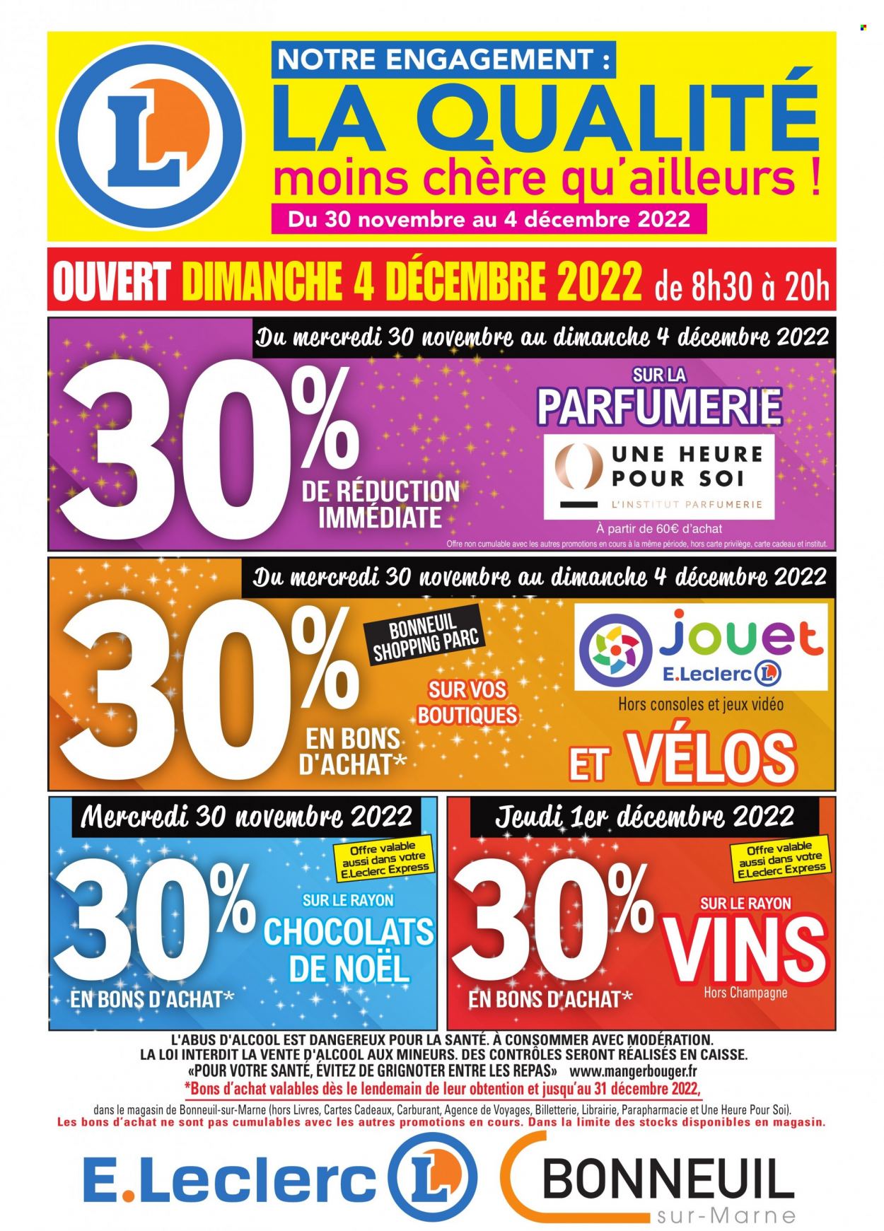 Catalogue E.Leclerc - 30/11/2022 - 04/12/2022. Page 1