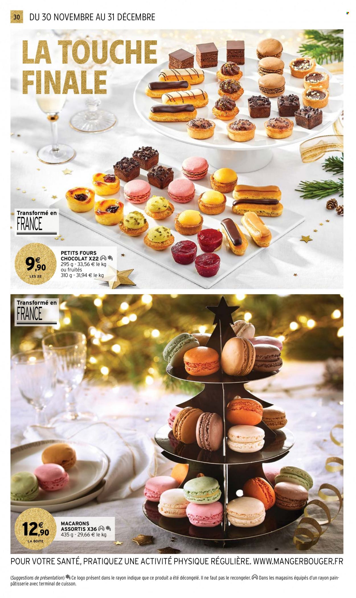 thumbnail - Catalogue Intermarché - 30/11/2022 - 31/12/2022 - Produits soldés - pain, macarons, petit four, chocolat. Page 30.