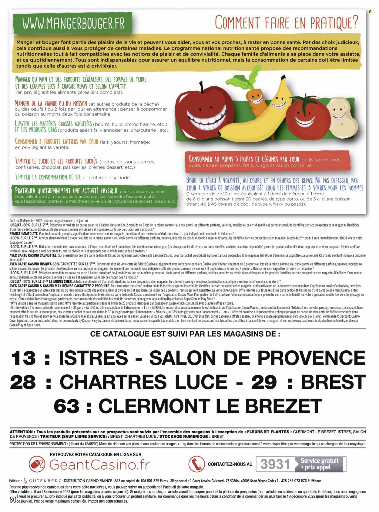 thumbnail - Catalogue Géant Casino - Produits soldés - bière, pommes de terre, yaourt, crème fraîche, vin, matelas. Page 80.
