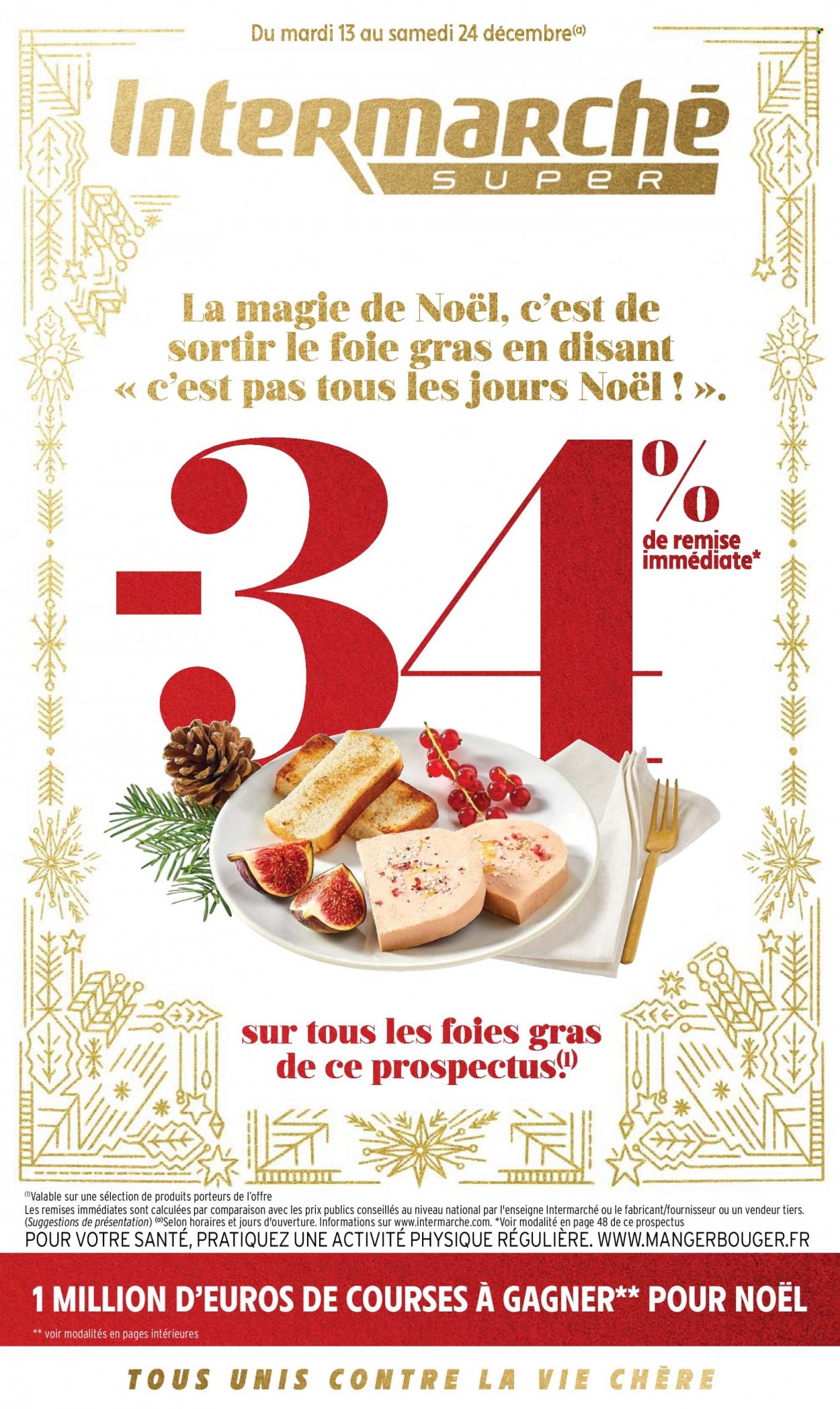Catalogue Intermarché Super - 13/12/2022 - 24/12/2022. Page 1