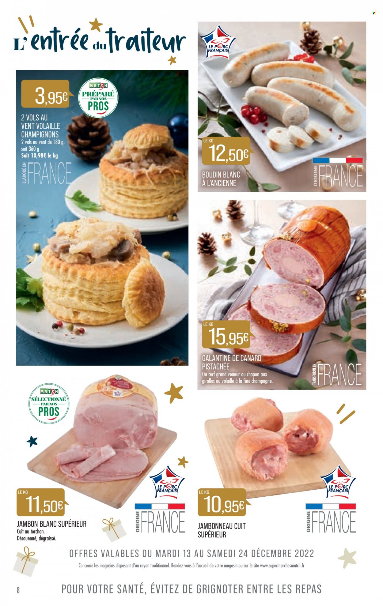 Catalogue Supermarché Match - 13/12/2022 - 26/12/2022. Page 8