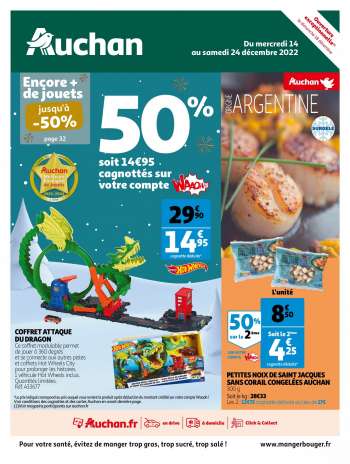 Catalogue Auchan - 14/12/2022 - 24/12/2022.