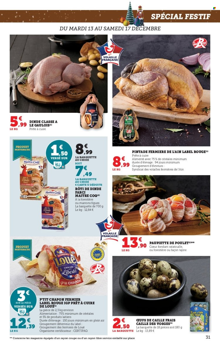 Catalogue SUPER U - 13/12/2022 - 24/12/2022. Page 31