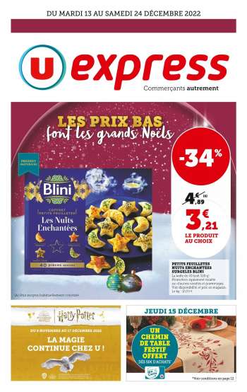 Catalogue U express - 13/12/2022 - 24/12/2022.