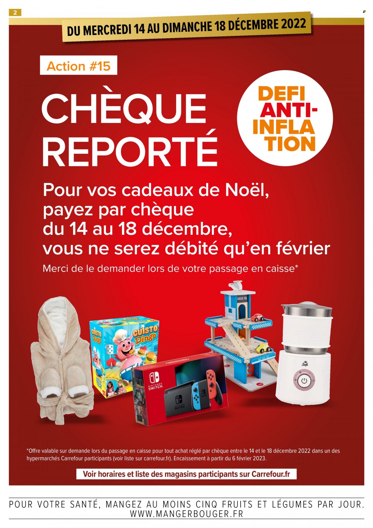 Catalogue Carrefour Hypermarchés - 13/12/2022 - 18/12/2022. Page 2