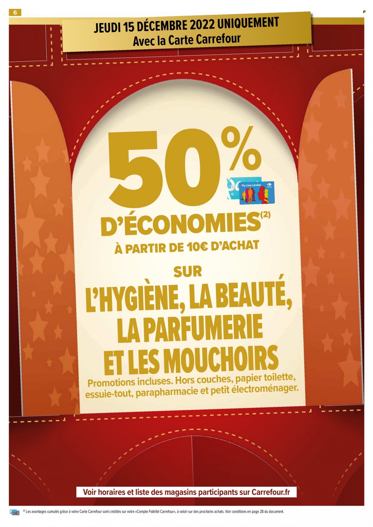 Catalogue Carrefour Hypermarchés - 13/12/2022 - 18/12/2022. Page 6