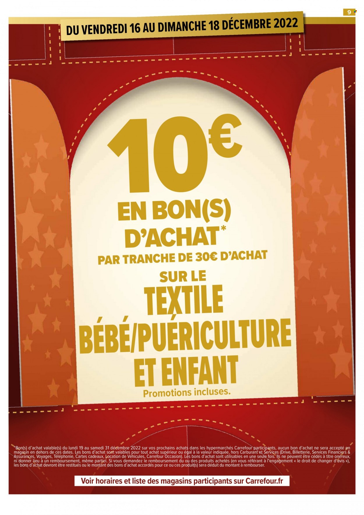 Catalogue Carrefour Hypermarchés - 13/12/2022 - 18/12/2022. Page 9