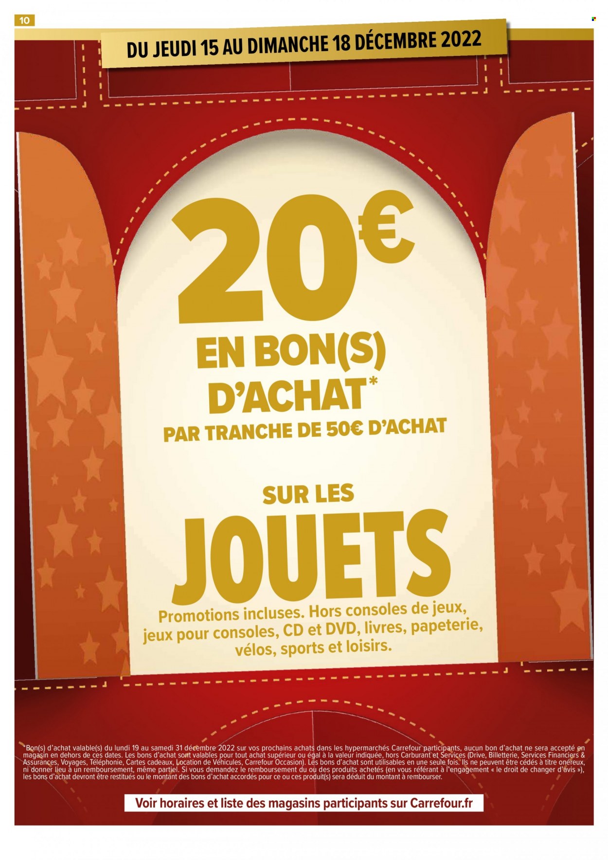 Catalogue Carrefour Hypermarchés - 13/12/2022 - 18/12/2022. Page 10