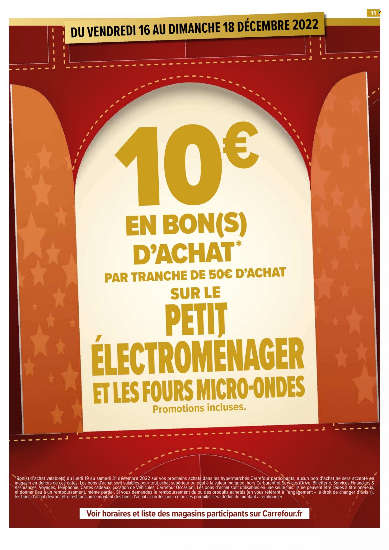 Catalogue Carrefour Hypermarchés - 13/12/2022 - 18/12/2022. Page 11