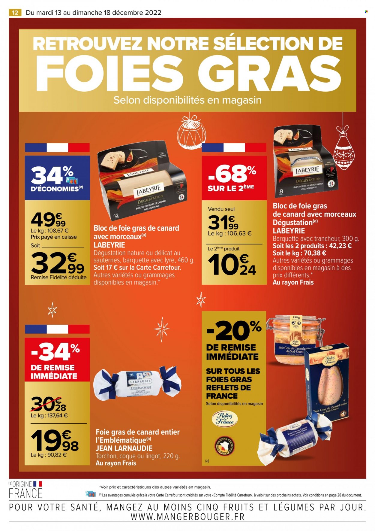 Catalogue Carrefour Hypermarchés - 13/12/2022 - 18/12/2022. Page 12