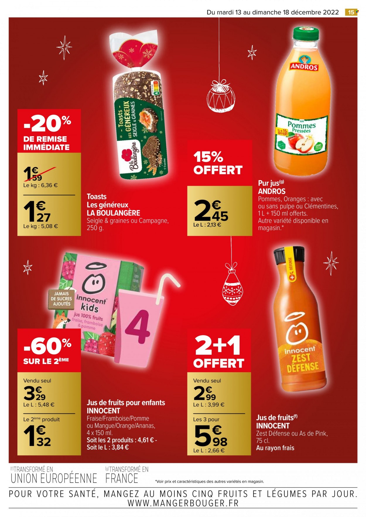 Catalogue Carrefour Hypermarchés - 13/12/2022 - 18/12/2022. Page 15