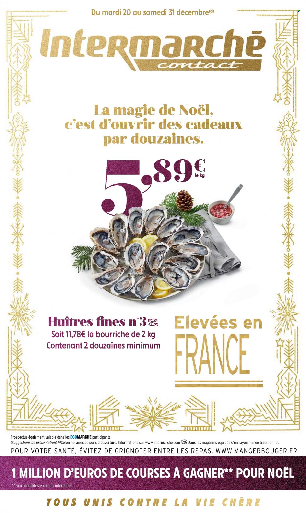 Catalogue Intermarché Contact - 20/12/2022 - 31/12/2022. Page 1