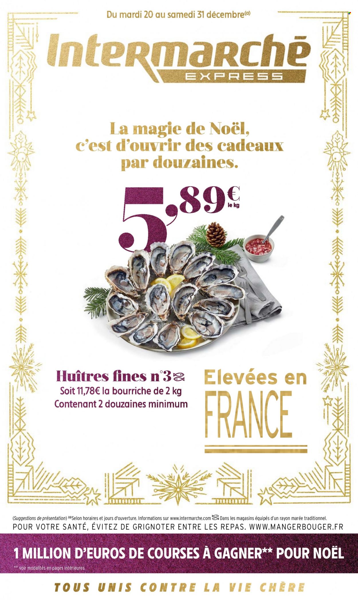 Catalogue Intermarché Express - 20/12/2022 - 31/12/2022. Page 1