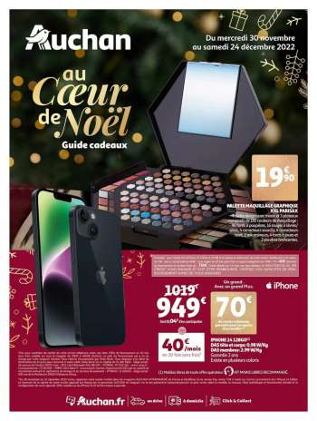 Catalogue Auchan - 30/11/2022 - 24/12/2022.