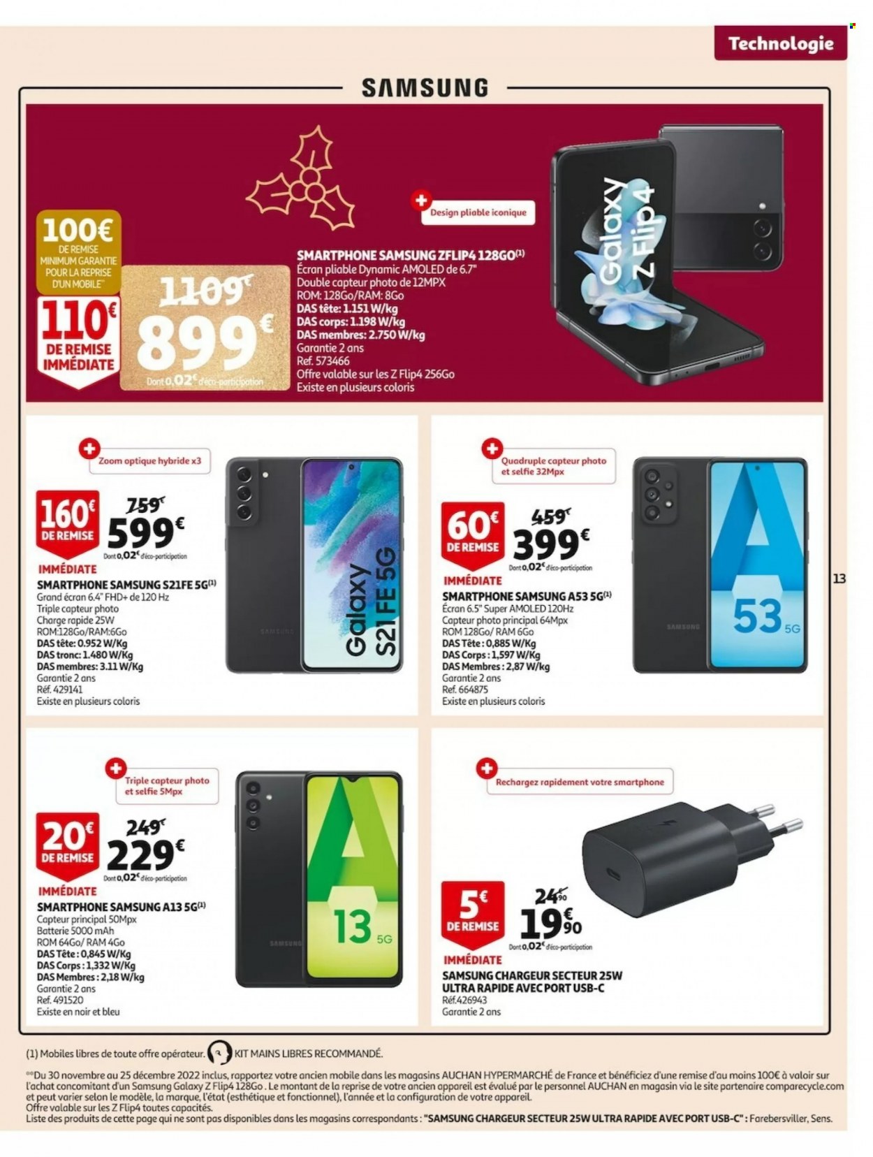 Catalogue Auchan - 30/11/2022 - 24/12/2022. Page 13