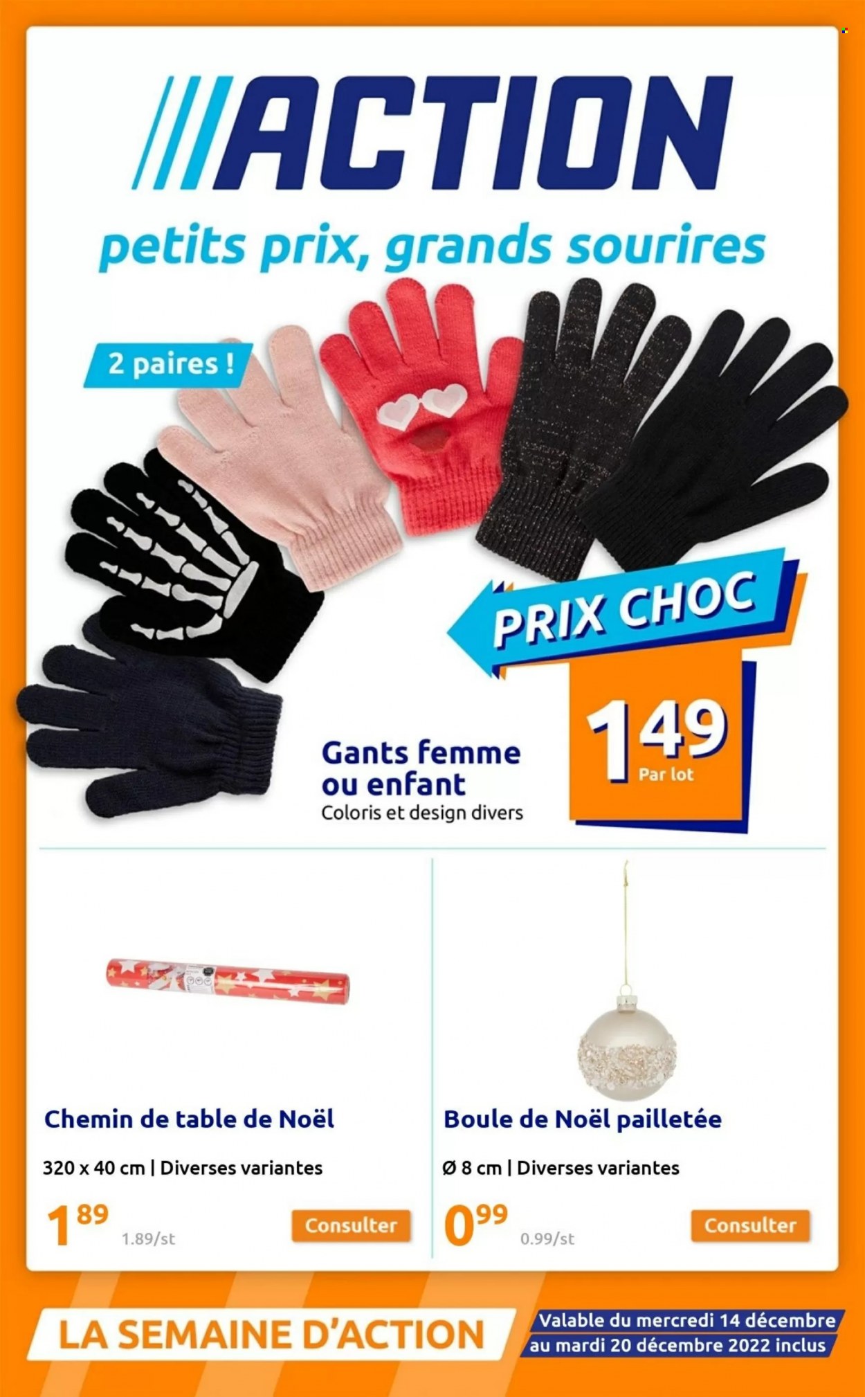 Catalogue Action - 14/12/2022 - 20/12/2022. Page 1