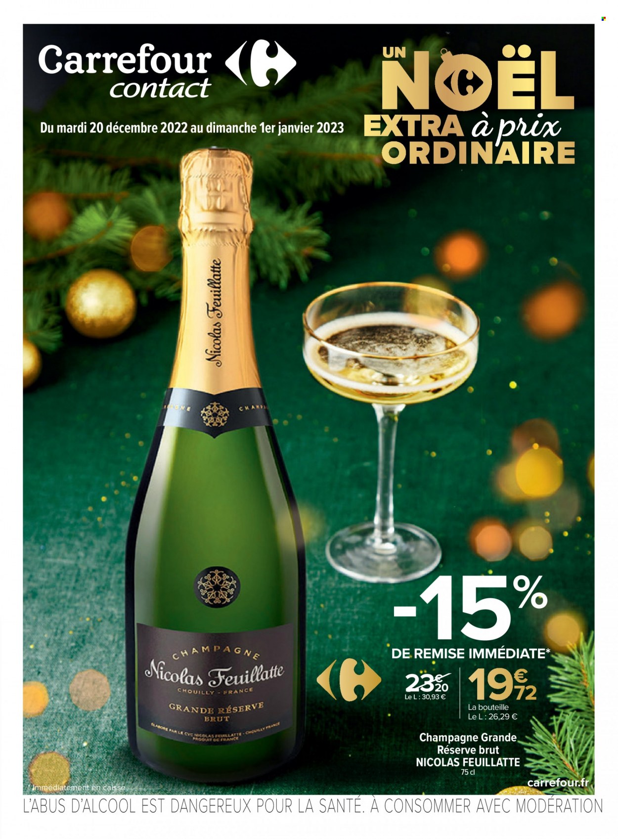 Catalogue Carrefour Contact - 20/12/2022 - 01/01/2023. Page 1