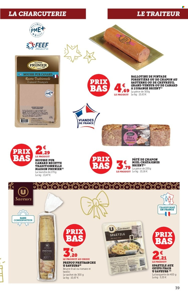 Catalogue SUPER U - 20/12/2022 - 24/12/2022. Page 39