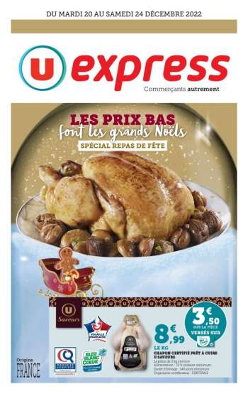 Catalogue U express - 20/12/2022 - 24/12/2022.